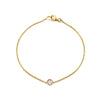 round cut diamond gold bracelet prb 062 14ky