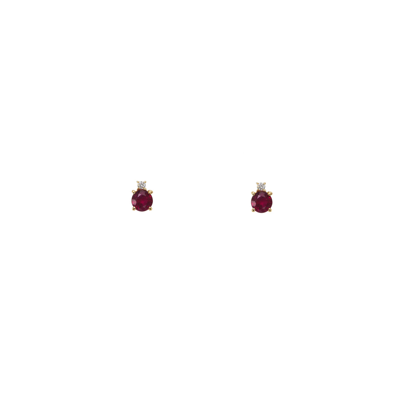 ruby diamond gold stud earrings PRE 157 RD_4b7588f0 5477 45c1 9729 200ab04f7a08
