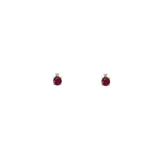 ruby diamond gold stud earrings PRE 157 RD_4b7588f0 5477 45c1 9729 200ab04f7a08