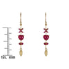 ruby heart pendulum earrings_1
