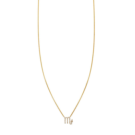 scorpio diamond zodiac necklace PRN 441 14K_4a5a5c38 1f51 4487 9ad8 cb929d9e5d0d