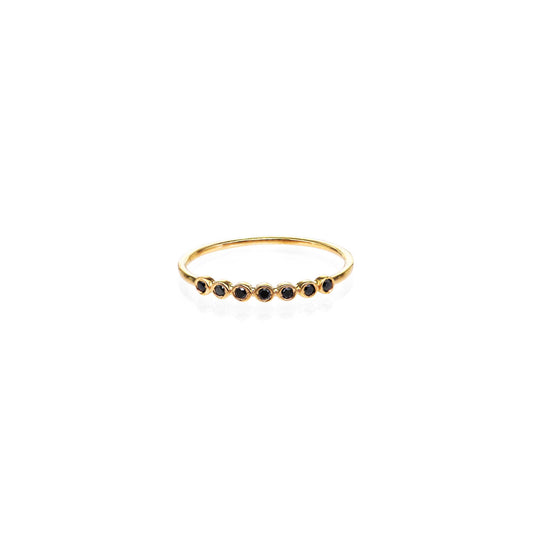 seven black diamond stackable band PRR071 BD