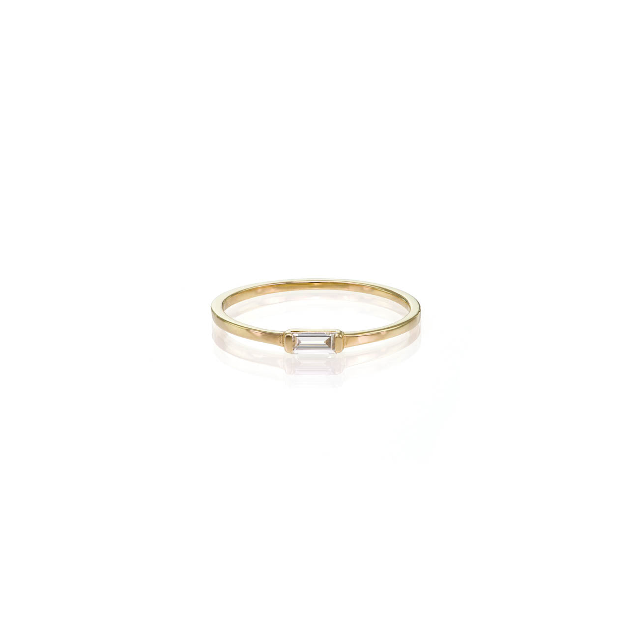 single baguette diamond ring PRR 1800 WD