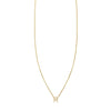 Diamond Letter Initial Charm Necklace by Phoenix Roze: Sparkle with every step.