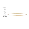 solid gold hinged bangle bracelet size