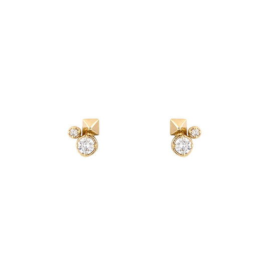 spike ice stud earrings PRE 396 14KY_0e436f52 2869 48d2 b677 3008390db8bd