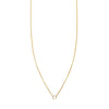 Taurus gold zodiac necklace - personalized astrological jewelry