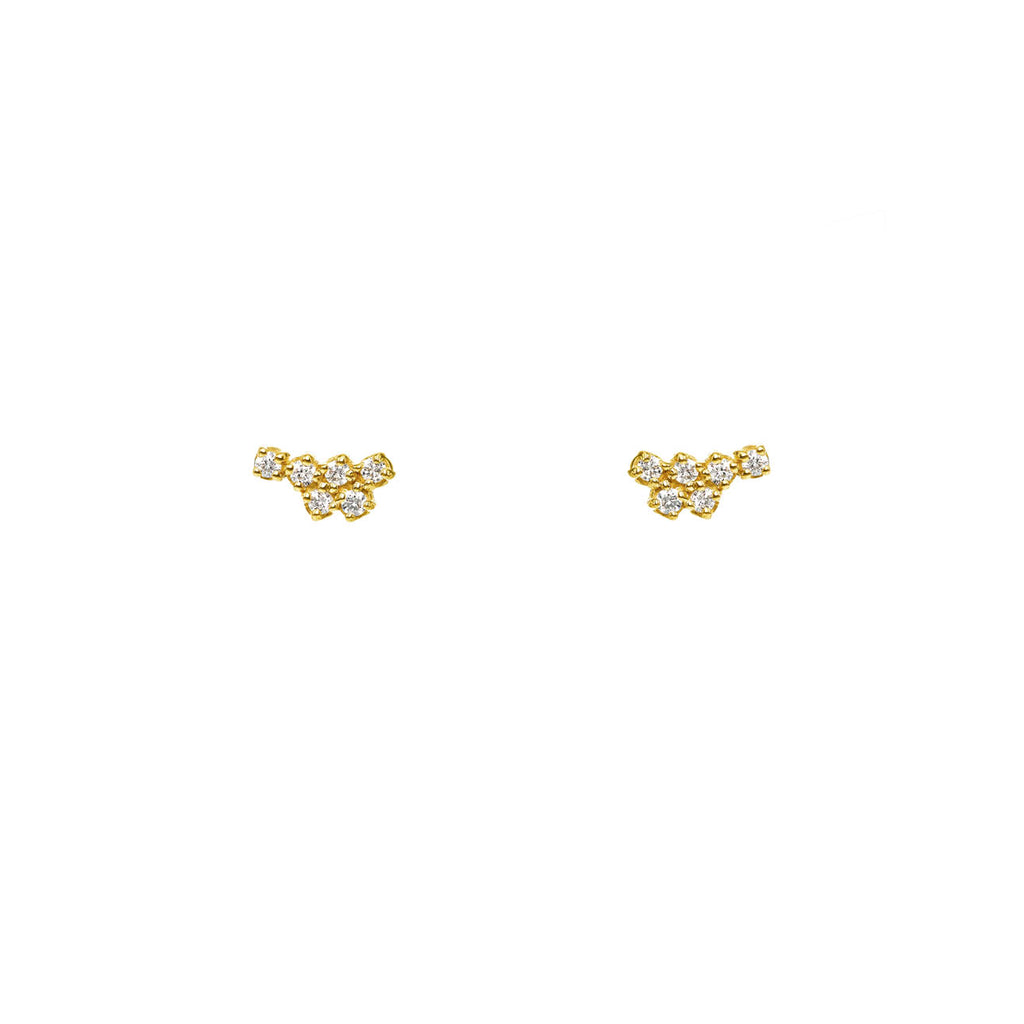 tiny cluster earrings PRE070