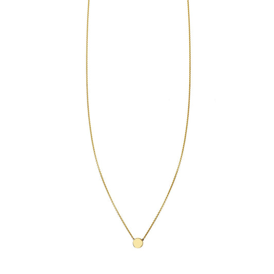 tiny dot gold necklace PRN 379 14KY