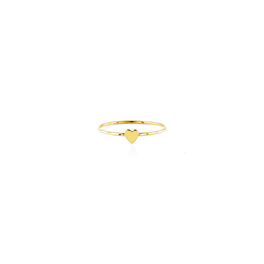 tiny heart on a precious ring PRR 072 14KY