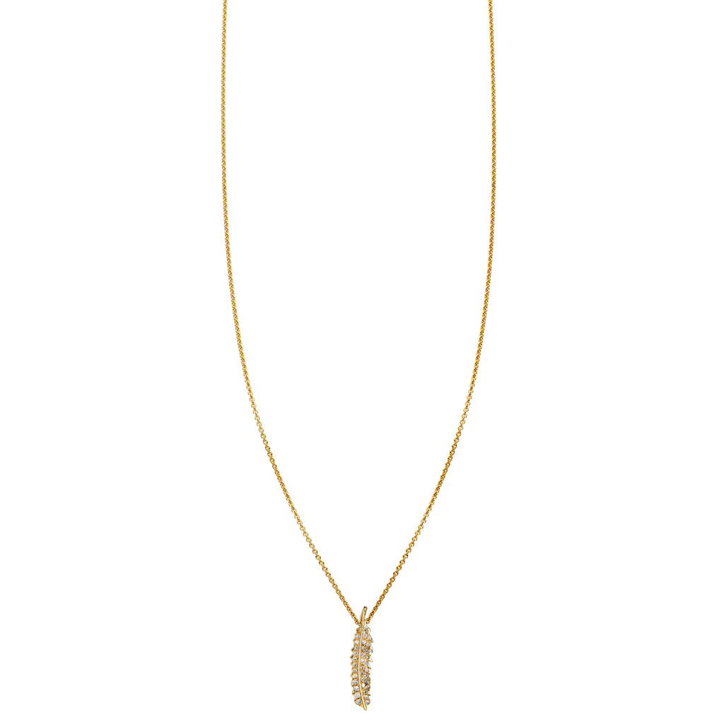 tiny pave_ feather necklace_1