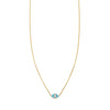 turquoise diamond evil eye necklace PRN 507 TUR