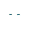 turquoise ladder stud earrings