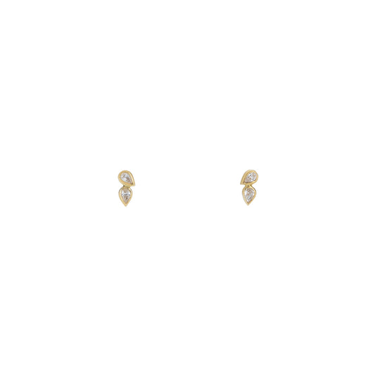 vertical double tear drop diamond earrings_1