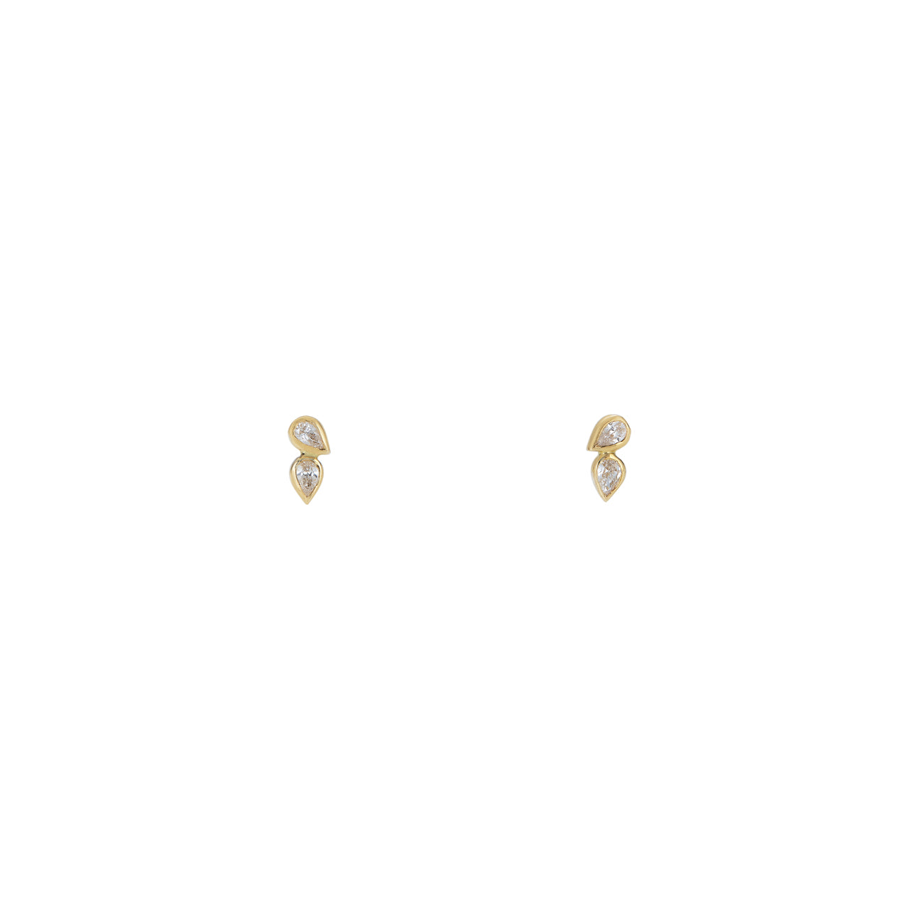 vertical double tear drop diamond earrings_1