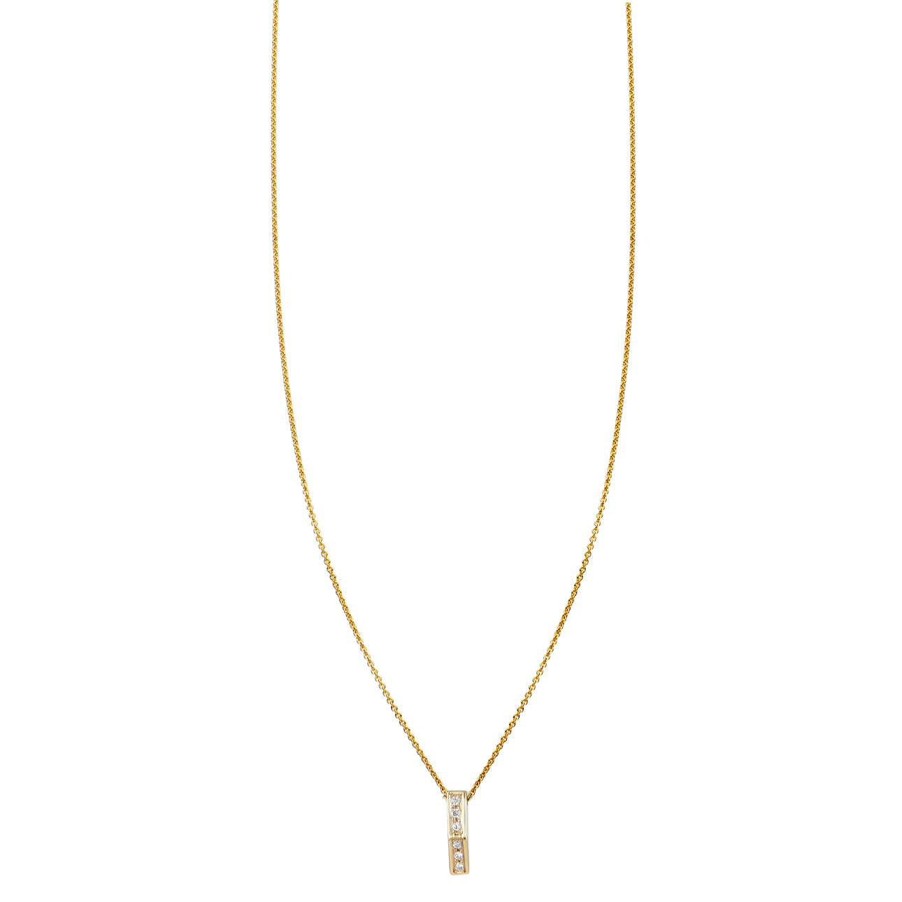 white diamond door stopper necklace PRN253