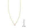 white diamond small peace sign necklace necklace with ruler